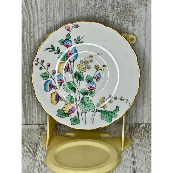 Vintage Floral Teacup & Saucer Tuscan Fine English Bone China - Picture 3 of 6